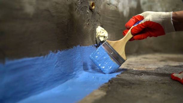 Commercial Interior Drainage System project at a Ecorse, MI business property by SJ Waterproofing Pros
